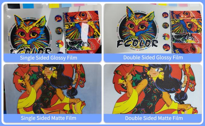 การพิมพ์ดิจิตอลขนาด 60 ซม. DTF ผนังถ่ายความร้อน PET DTF ผนังพิมพ์ DTF ชาย รองเท้าผ้าใบ เสื้อยืด พิมพ์ DTF กระดาษ PET 2