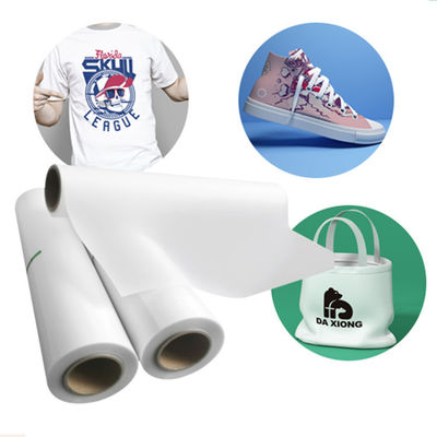 DTF Transfer Film Roll 60cm*100m ด้านสอง แมทใส PreTreat PET กระดาษโอนความร้อน