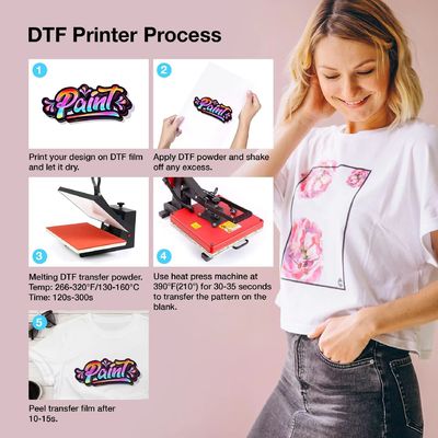 13 นิ้ว 33 ซม DTF กระดาษถ่ายส่งความร้อน PET ชัดเจน กระดาษถ่ายส่งความร้อน DTF