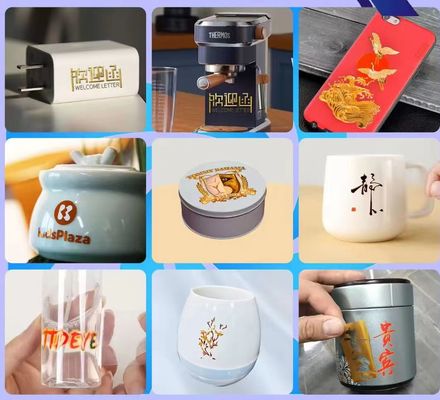 ทองเงิน UV DTF Transfer Film ขาวโปร่ง Ab Pet Film สําหรับกระเป๋าโทรศัพท์มือถือ