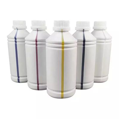 CMYK &amp; White DTF Ink Textile Pigment T-Shirt Ink Printing Ink On Garment Fabric สายพิมพ์ลายลายลายลายลายลายลายลายลายลายลายลายลายลายลายลายลายลายลายลายลายลาย