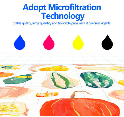 สีสีสีขาว DTF 1000ML CMYK PET สีหนังสําหรับ Epson XP600 L1800 L1805 P600 P800