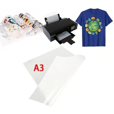DTF สีขาว โอน Pet Film Roll หนังกระดาษ สําหรับ DTF 75U ความหนาปล่อย Pet Film Roll
