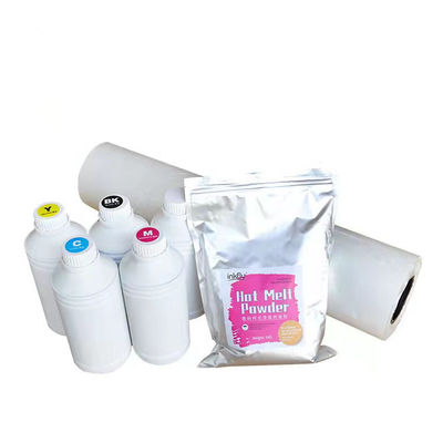 42 ซม ดับเบิ้ลไซด์แมท DTF Hot Peel Film Roll 75mic DTF พิมพ์ฟิล์มสําหรับเครื่องแต่งกาย