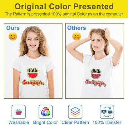 ร้อนเย็นเปลือกสัตว์เลี้ยง DTF หนังม้วนสําหรับ T เสื้อพิมพ์ 30cm 60cm 120cm