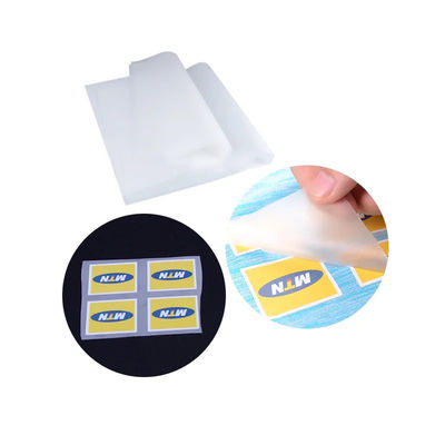 30cm*100m 75U ความหนา ปล่อยหนังสัตว์เลี้ยงม้วน 2 ด้าน Cold Peel Hot Peel Heat ใส 30cm สําหรับเสื้อ DTF