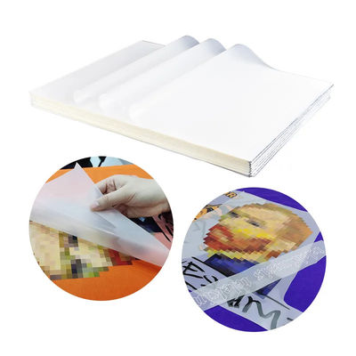 Hot Peel Transparent 60 cm Matt Double Sided Inkjet White A3 Pet Dtf หนังโอนความร้อนม้วนสําหรับเสื้อผ้า