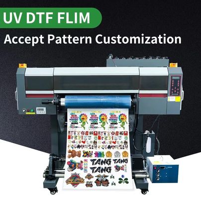 30*100cm Roll UV DTF Transfer AB Film A3 UV DTF A Film Free B Film สําหรับการพิมพ์สติ๊กเกอร์สติ๊กเกอร์ UV