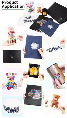 UV Crystal Label Printing Ab Film A3 Hot Mounting Cold Transfer Transfer Paste UV Dtf Printer Transfer Film ภาพถ่ายถ่ายจากเครื่องพิมพ์