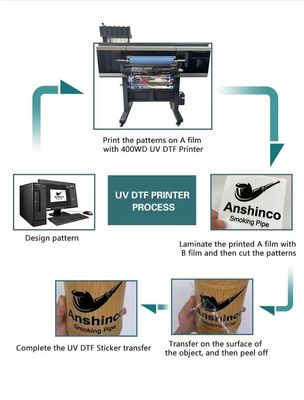 UV Dtf Transfer Ab Pet Film Roll 30*100cm Ab Film Transfer Dtf A3 30cm UV Dtf พิมพ์หนัง