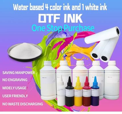 สี DTF ที่ครอบคลุมสูงสําหรับเครื่องพิมพ์ Epson รองรับกับ DTF Transfer Film และ Powder