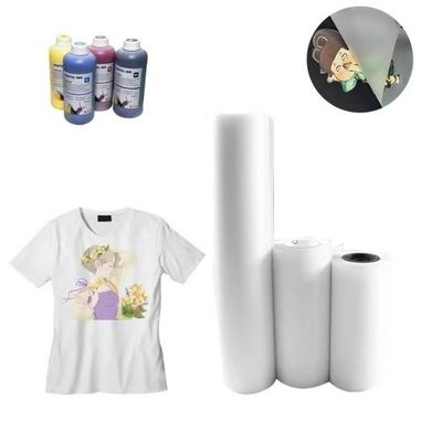 75mic PET DTF โฟมโอนฉลอกทันที ดับเบิ้ลด้านแมท DTF โฟม 60cm