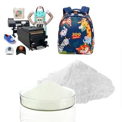 ขาว 80mics DTF Powder สําหรับการพิมพ์ตรงกับฟิล์ม