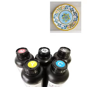 CMYKW V UV Light Curing Method สีด LED รองรับกับหัวพิมพ์ DX5 DX7 XP600 TX800
