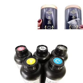 ขนาด 1 ลิตร สี LED-UV ที่ยืดหยุ่นสําหรับซิลิโคน PVC และสี UVหนังสําหรับเครื่องพิมพ์ Epson