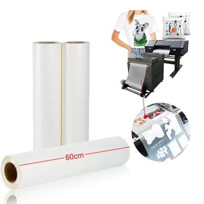 HOT Peel Dtf Double-sided Pet Film 30cm Roll DTF หนังโอนความร้อน