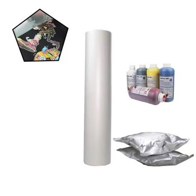 33cm*100m รอลล์ dtf ฟิล์ม Double Matte Instant Peel Dtf ฟิล์ม 75ไมครอน