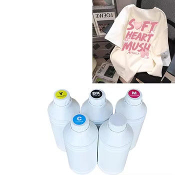 1000ML CMYK การถ่ายทอดความร้อน การพิมพ์ผ้า สีขาว DTF Ink สําหรับ Epson I3200