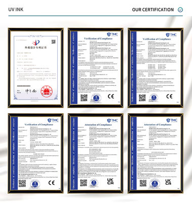 CMYKW V UV Light Curing Method สีด LED รองรับกับหัวพิมพ์ DX5 DX7 XP600 TX800