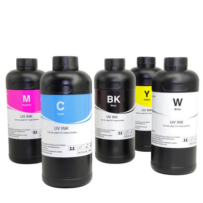 สี CMYKW สําหรับ XP600 TX800 Dx5 Dx7 หัวพิมพ์ 500ML
