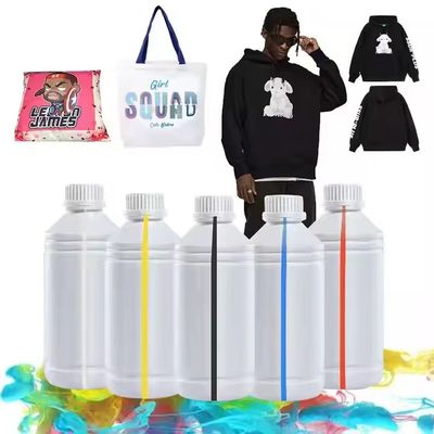 สายตรงไปยังการพิมพ์ฟิล์ม 5 ลิตร PET Super Inktank Tank Ink สําหรับเครื่องพิมพ์เสื้อ T-Shirt Epson L1800 DTF PET