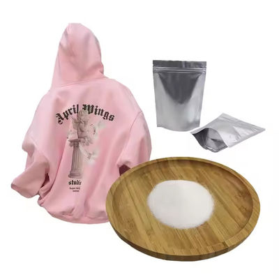 TPU สีดํา สีขาวหนังสัตว์เลี้ยง Dtf ผงละลายร้อนติดต่อสําหรับการพิมพ์ผ้าทนทานที่สดใส