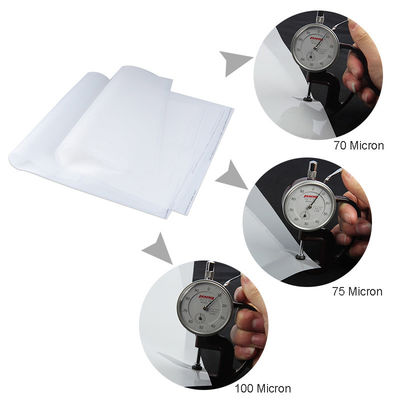 48*64cm ซิลิโคน PET ฟิล์มสําหรับออฟเซ็ต / การพิมพ์หน้าจอ 75mic Matte Polyester Film