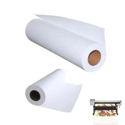 การพิมพ์ดิจิตอล 47 นิ้ว 100gsm หนัง Sublimation Roll To Roll สําหรับเครื่องพิมพ์ sublimation ขนาดใหญ่
