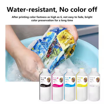 การพิมพ์ DTF สีขาว CMYK 1L การเพิ่มเติมที่สมบูรณ์แบบในการพิมพ์ดิจิตอล