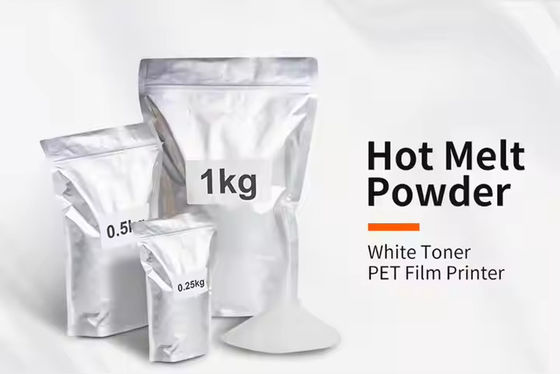 DTF Hot Melt White Black Soft 25KG Bag TPU แผ่นยางติดสําหรับการพิมพ์ DTF