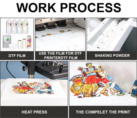 การพิมพ์ DTF สีขาว CMYK 1L การเพิ่มเติมที่สมบูรณ์แบบในการพิมพ์ดิจิตอล