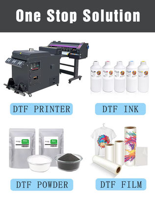 1000 มล CMYK สีขาว DTF สีดirect to film สีพิมพ์ inkjet สําหรับเครื่องพิมพ์ DTF Refinecolor
