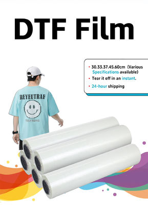 30 ซม. ดิเรกต์ ทู ฟิล์ม โคลด์ พีล DTF ฟิล์ม สําหรับการพิมพ์ดิจิตอล