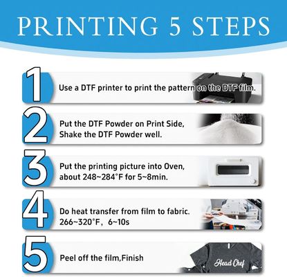 A3 DTF Film 42cm*100m สูตรพิมพ์ดิจิตอลที่สมบูรณ์แบบสําหรับธุรกิจของคุณ