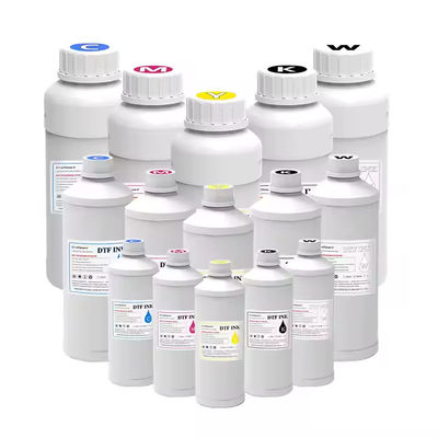 เสื้อลายแบบการพิมพ์หนังสัตว์เลี้ยง Epson Dtf Ink Cmykw 1000ml ต่อขวด