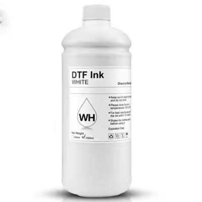 CMYK ขาว 1000ml DTF พิมพ์หมึก T-shirt การพิมพ์ทอ