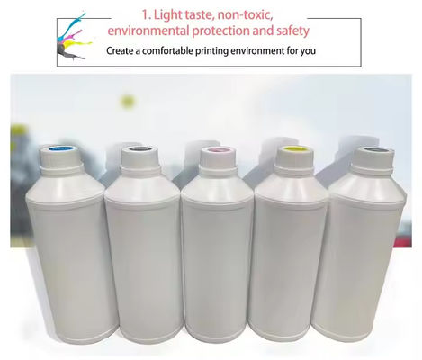 CMYK W สี 500ml Dtf สีหมึก หมึกถ่ายถ่ายความร้อน สําหรับเครื่องพิมพ์ที่ใช้น้ํา