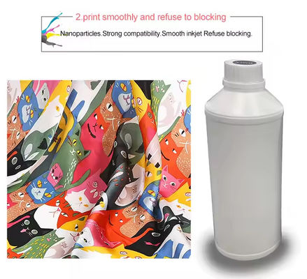 CMYK W สี 500ml Dtf สีหมึก หมึกถ่ายถ่ายความร้อน สําหรับเครื่องพิมพ์ที่ใช้น้ํา